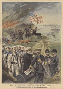 The Spanish-American War: the Americans landing at Guantanamo Bay
